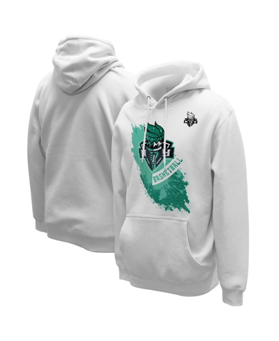 Shop Stadium Essentials Men's And Women's  White Distressed New York Liberty Splashed Pullover Hoodie