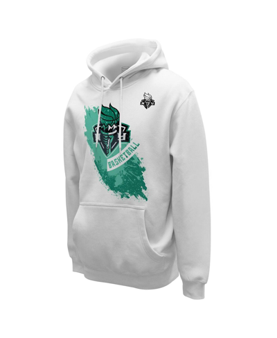 Shop Stadium Essentials Men's And Women's  White Distressed New York Liberty Splashed Pullover Hoodie