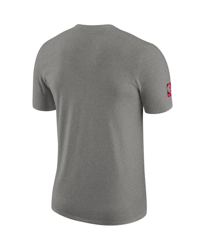 Shop Nike Men's  Charcoal Portland Trail Blazers 2023/24 City Edition Essential Warm Up T-shirt