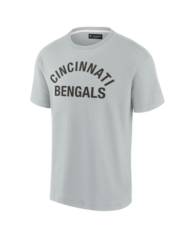Fanatics Signature Unisex   Gray Pittsburgh Penguins Super Soft Short Sleeve T-shirt In Gray