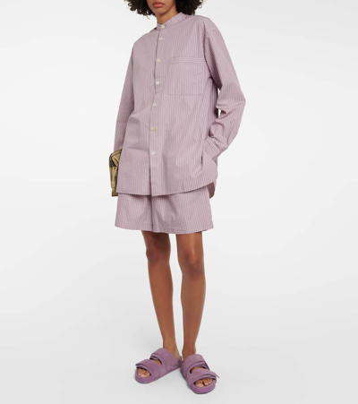 Birkenstock 1774 Uji Suede And Leather Slippers In Purple