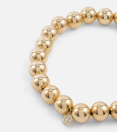 Shop Sydney Evan Cocktail 14kt Gold Beaded Bracelet With Diamonds