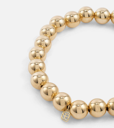 Sydney Evan Cocktail 14kt Gold And Rondelle Opal Beaded Bracelet With Diamonds In Gold