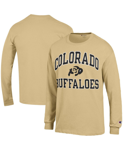 Shop Champion Men's  Gold Colorado Buffaloes High Motor Long Sleeve T-shirt