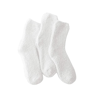 Shop Stems Women's Three Pack H Cozy Ankle Socks In Ivory