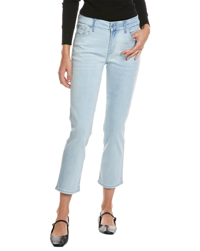 Shop 7 For All Mankind Kimmie Icefield Straight Crop Jean In Blue