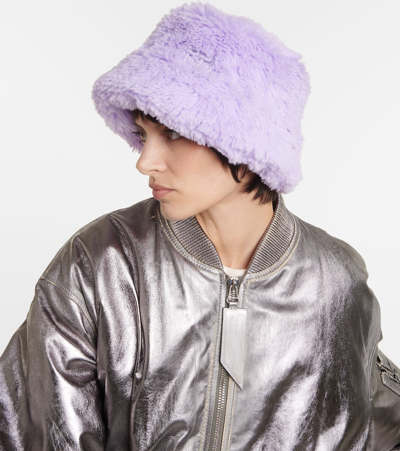 Ruslan Baginskiy Teddy Bucket Hat In Purple