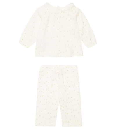 Shop Bonpoint Baby Barulina Floral Pajamas In Multicoloured