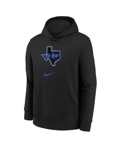 Shop Nike Big Boys  Black Distressed Dallas Mavericks 2023/24 City Edition Essential Pullover Hoodie