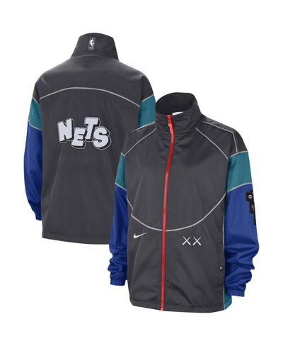 Nike Brooklyn Nets Swoosh Fly 2023/24 City Edition  Women's Nba Jacket In Charcoal