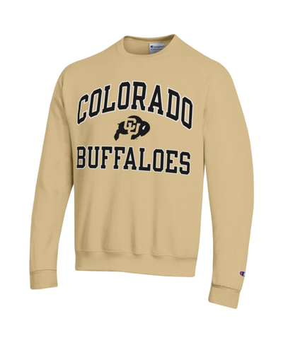 Shop Champion Men's  Gold Colorado Buffaloes High Motor Pullover Sweatshirt