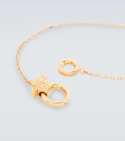 Shop Versace La Medusa Chain Necklace In Gold