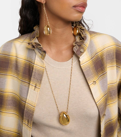 Isabel Marant Bubble Drop Earrings In Gold
