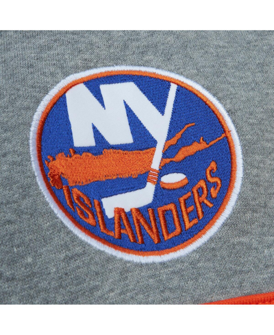 Mitchell & Ness Men's  Royal, Gray New York Islanders Head Coach Pullover Hoodie In Royal,gray