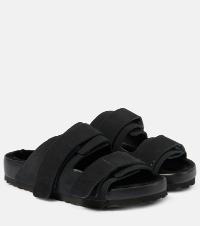 Birkenstock 1774 Uji Flat Sandals In Grey