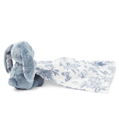 Shop Tartine Et Chocolat Baby Printed Comforter In Blue