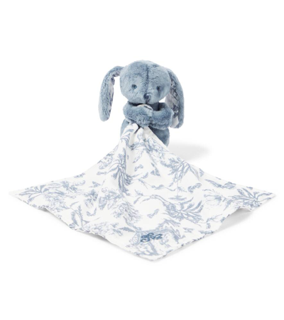 Shop Tartine Et Chocolat Baby Printed Comforter In Blue