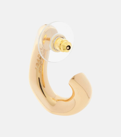 Shop Isabel Marant Links Hoop Earrings In Gold