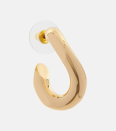 Shop Isabel Marant Links Hoop Earrings In Gold