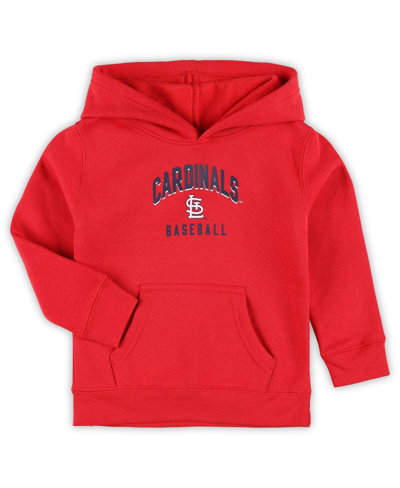 Outerstuff Toddler Boys And Girls Red, Gray St. Louis Cardinals Play-by-play Pullover Fleece Hoodie And Pants S In Red,gray
