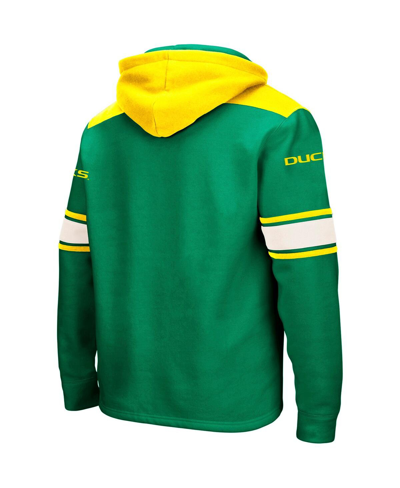 Colosseum Men's  Green Oregon Ducks 2.0 Lace-up Hoodie In Green