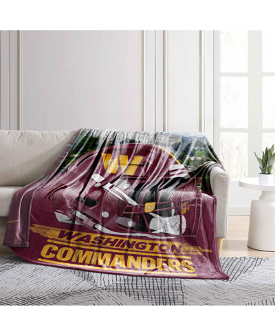 Logo Brands Washington Commanders 66" X 90" City Sketch Blanket In Multi