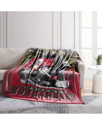 Logo Brands Tampa Bay Buccaneers 66" X 90" City Sketch Blanket In Multi