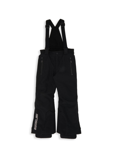 Shop Moncler Little Girl's & Girl's Grenoble Ski Trousers In Black