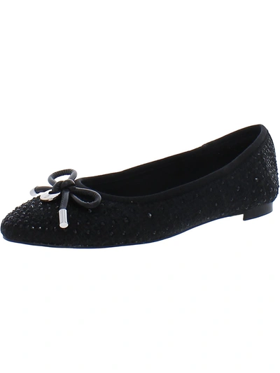 Shop Bandolino Payly 2 Womens Embellished Bow Ballet Flats In Black
