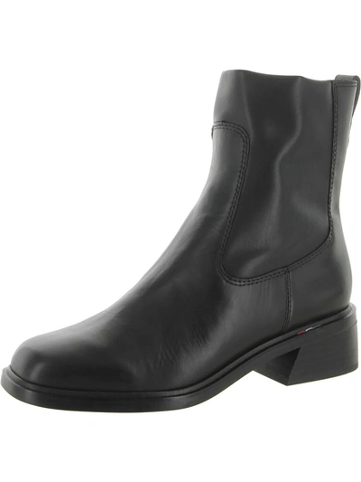 Franco Sarto Karbon Womens Round Toe Pull On Ankle Boots In Black