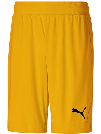 Shop Puma Mens Basketball Workout Shorts In Orange