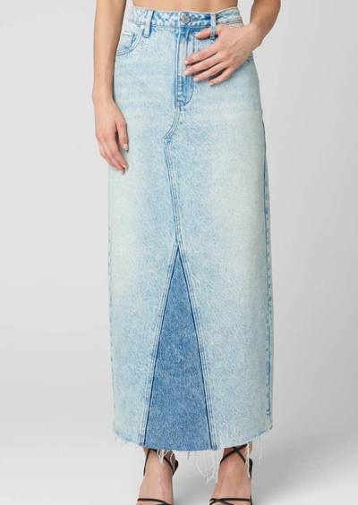 Shop Blanknyc Either Way Skirt In Denim Blue In Multi