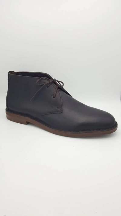 Trask Mens Brady Shoe In Dark Brown In Brown