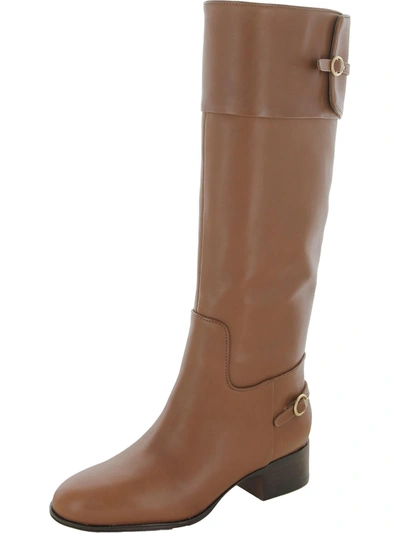 Franco Sarto Jazrin Womens Leather Riding Knee-high Boots In Multi