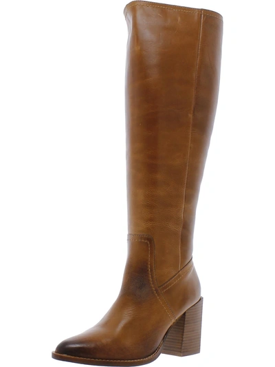 Shop Diba True True Do Womens Leather Pull On Knee-high Boots In Green