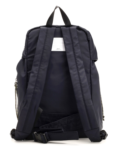Shop Apc Trek Backpack In Blue