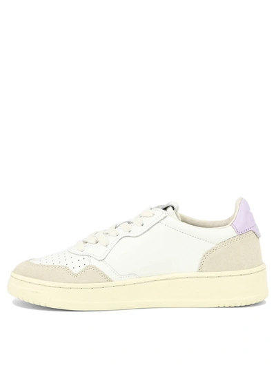 Shop Autry Suede Sneakers In White
