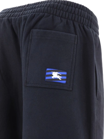 Shop Burberry Cotton Shorts In Black