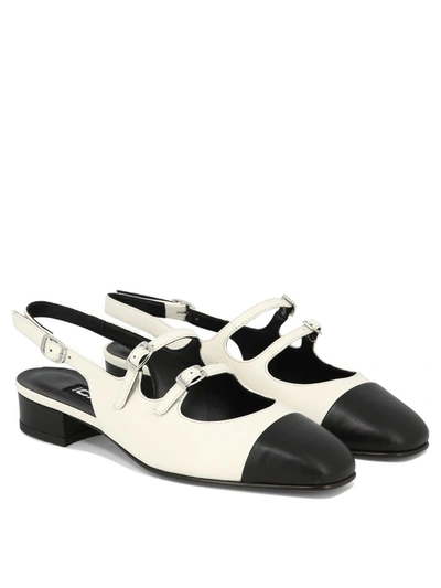 Shop Carel Paris "abricot" Mary Janes In White