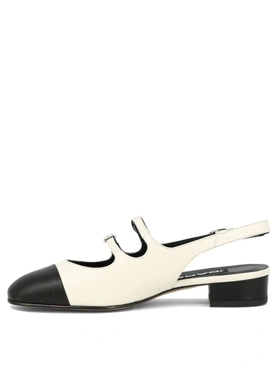 Shop Carel Paris "abricot" Mary Janes In White