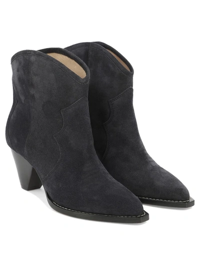 Shop Isabel Marant "darizo" Ankle Boots In Black