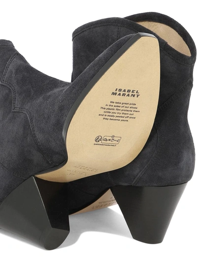 Shop Isabel Marant "darizo" Ankle Boots In Black