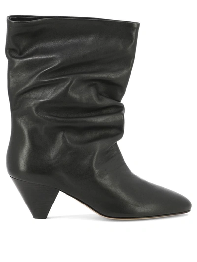 Shop Isabel Marant "reachi" Ankle Boots In Black