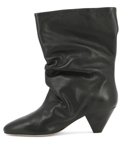 Shop Isabel Marant "reachi" Ankle Boots In Black