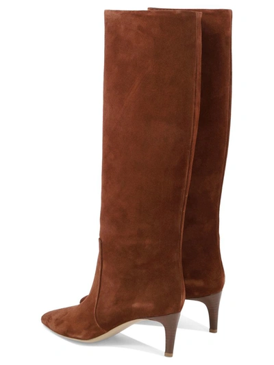 Shop Paris Texas "stiletto 60" Boots In Brown