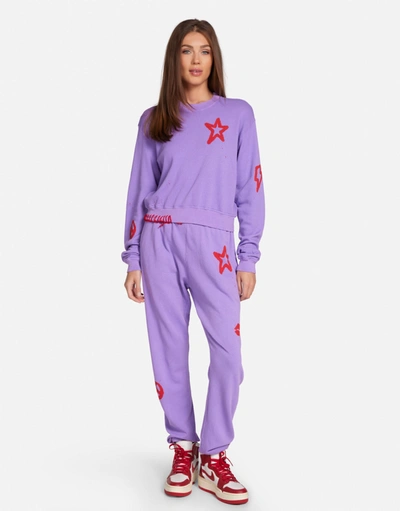 Lauren Moshi Chantria Airbrush Elements In Wisteria
