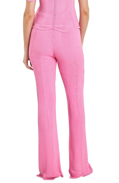 English Factory Wavy Knit Pants In Pink