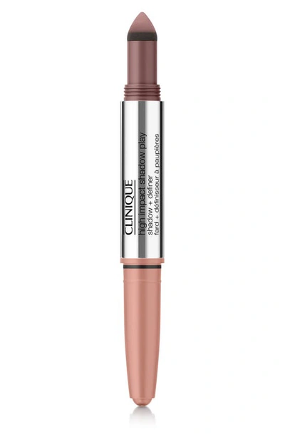Shop Clinique High Impact Shadow Play Eyeshadow + Definer In Rose And Truffles