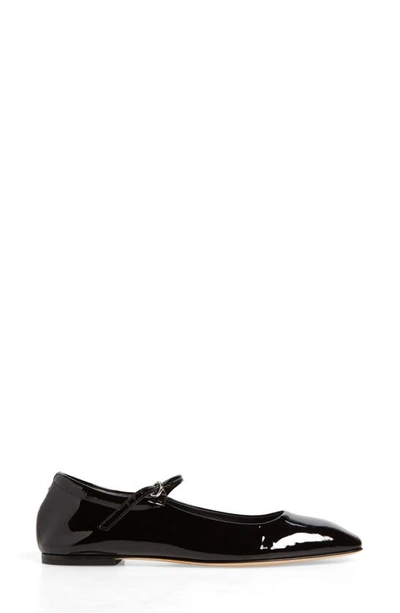 Shop Aeyde Uma Mary Jane Flat In Black