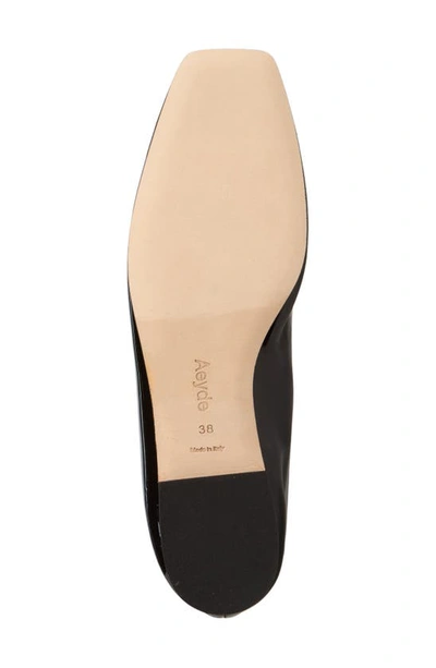 Shop Aeyde Uma Mary Jane Flat In Black